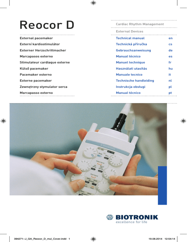 Reocor D - BIOTRONIK USA Reocor D - BIOTRONIK USA