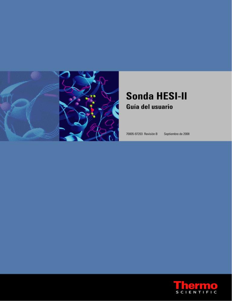 Sonda HESI-II Guía del usuario Sonda HESI-II Guía del usuario