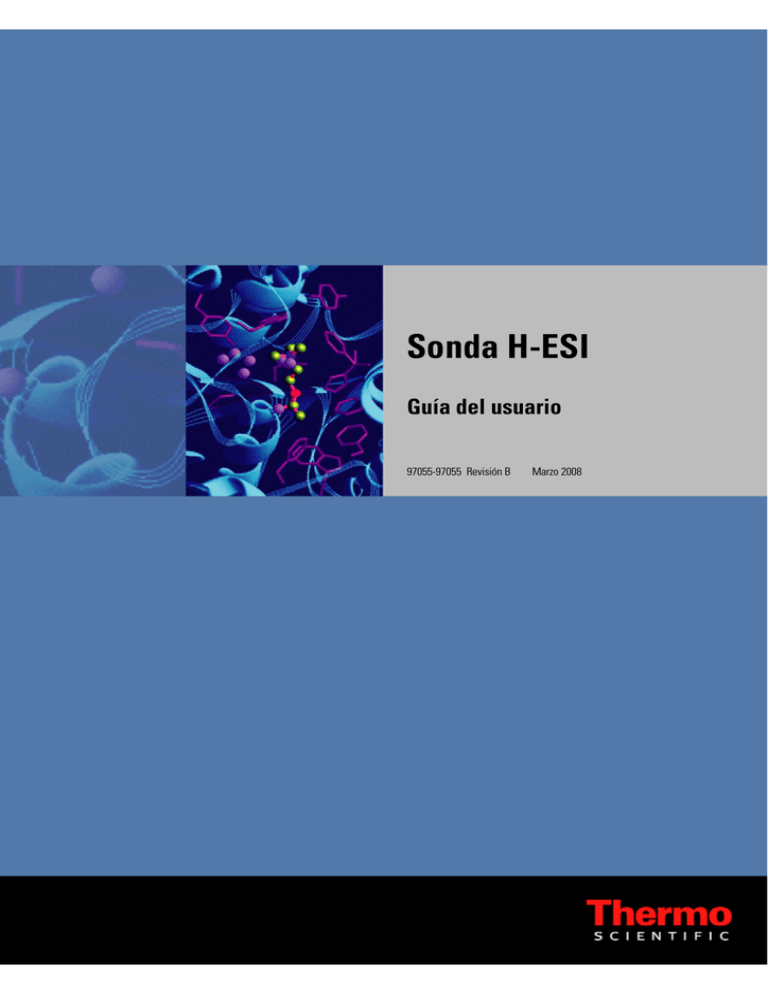 Sonda H-ESI Guía del usuario Sonda H-ESI Guía del usuario