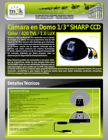 detalles técnicos detalles técnicos