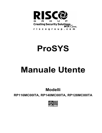 ProSYS Manuale Utente ProSYS Manuale Utente