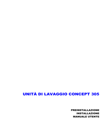 UNITÀ DI LAVAGGIO CONCEPT 305 | Manualzz