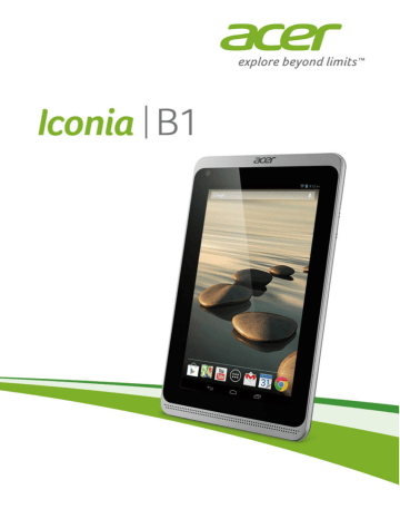 Uso del tablet. Acer B1-720 | Manualzz Uso del tablet. Acer B1-720 | Manualzz
