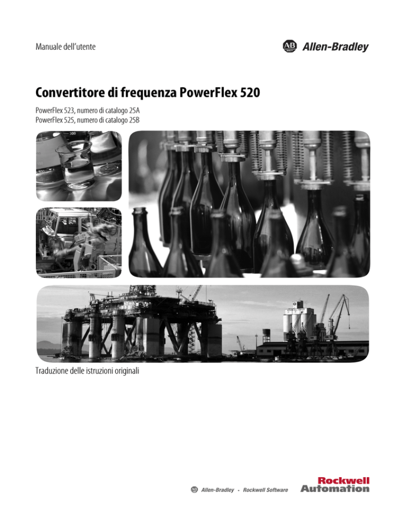 520-UM001D-IT-E, Convertitore di frequenza PowerFlex 520 520-UM001D-IT-E, Convertitore di frequenza PowerFlex 520