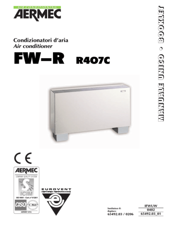 Aermec FW-R Booklet | Manualzz