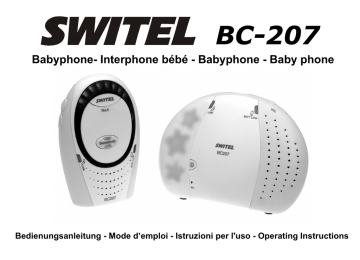 SWITEL BC207 Owner's manual SWITEL BC207 Owner's manual