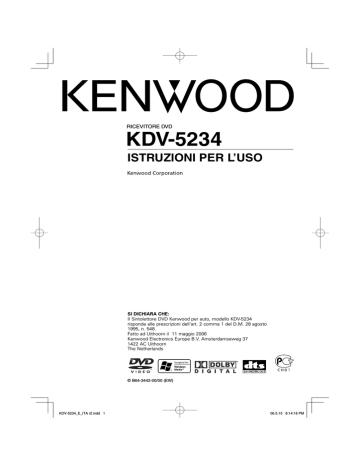 KDV-5234_E_ITA r2.indd KDV-5234_E_ITA r2.indd