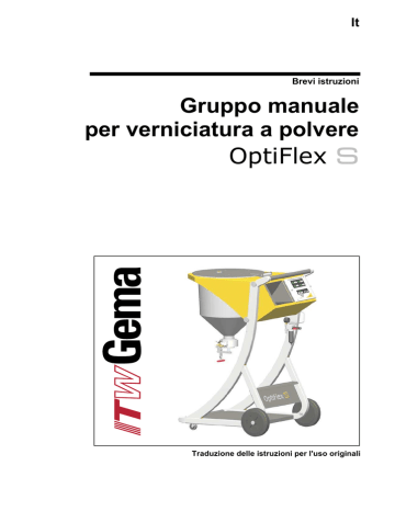 Gruppo manuale OptiFlex S - parti di ricambio Gruppo manuale OptiFlex S - parti di ricambio