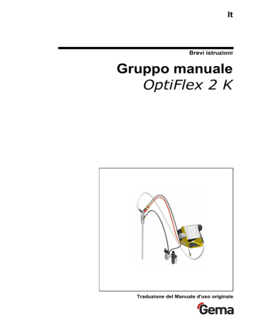 Gruppo manuale OptiFlex 2 K – elenco parti di ricambio Gruppo manuale OptiFlex 2 K – elenco parti di ricambio