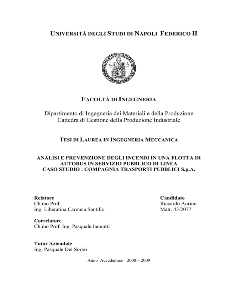 UNIVERSIT DEGLI STUDI DI NAPOLI FEDERICO II UNIVERSIT DEGLI STUDI DI NAPOLI FEDERICO II