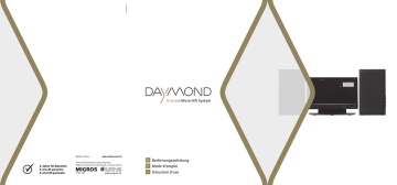 D Bedienungsanleitung F Mode d`emploi I Istruzioni d`uso D Bedienungsanleitung F Mode d`emploi I Istruzioni d`uso