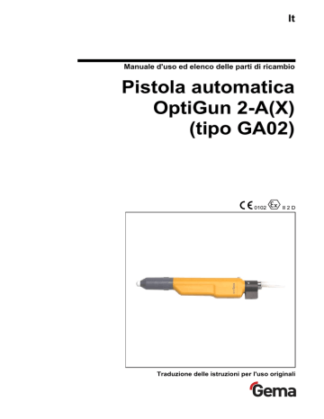 Pistola automatica OptiGun 2-A(X) (tipo GA02) Pistola automatica OptiGun 2-A(X) (tipo GA02)