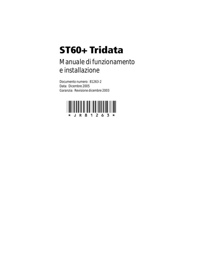 ST60+ Tridata ST60+ Tridata