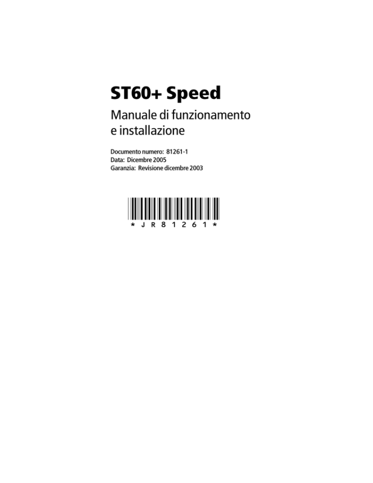 ST60+ Speed ST60+ Speed
