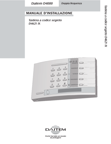 Daitem D4000 D4621 IX Manuale D Installazione Manualzz