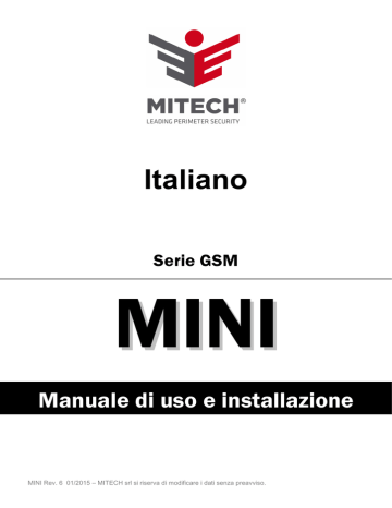 Manuale d`installazione Manuale d`installazione