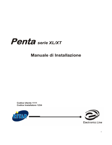 Penta serie XL/XT Manuale di Installazione Penta serie XL/XT Manuale di Installazione