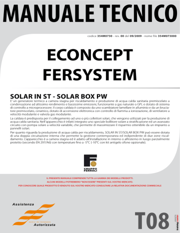 econcept / fersystem solar - Assistenza Caldaie Ferroli Milano econcept / fersystem solar - Assistenza Caldaie Ferroli Milano