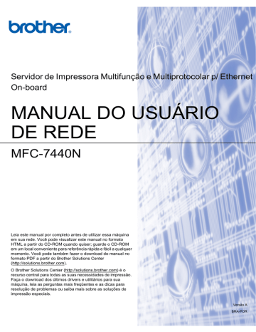 Brother MFC-7345N Monochrome Laser Fax User's Guide | Manualzz