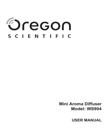 Oregon Scientific WS904 User manual | Manualzz