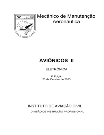 Mecânico de Manutenção Aeronáutica Mecânico de Manutenção Aeronáutica