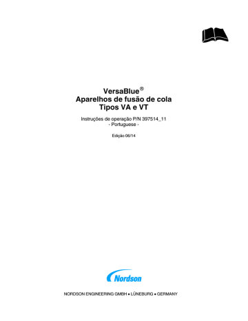 VersaBlue Aparelhos de fusão de cola Tipos VA e VT VersaBlue Aparelhos de fusão de cola Tipos VA e VT