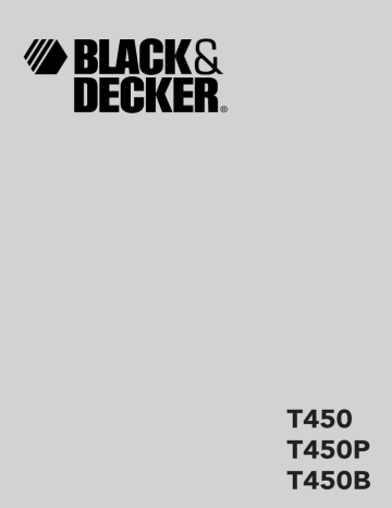 Black & Decker T450 Toaster Instruction manual | Manualzz