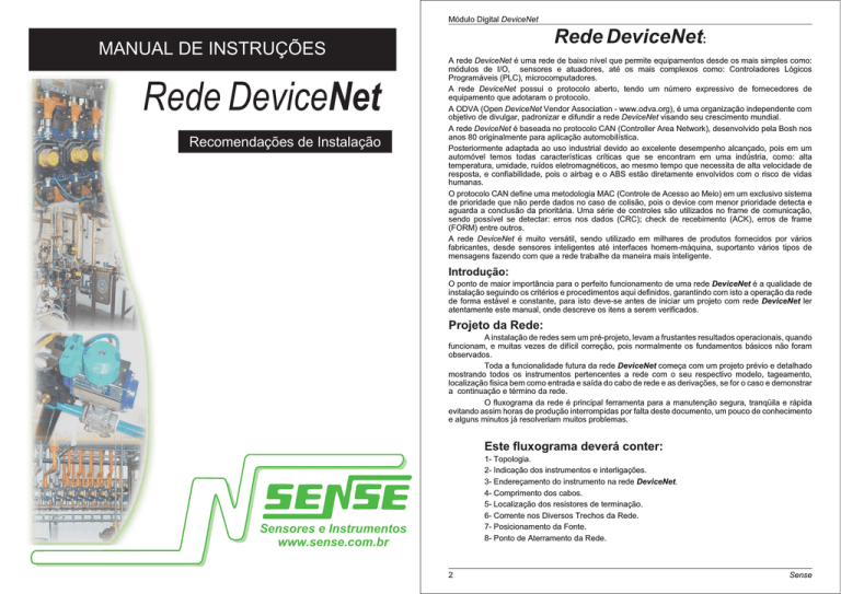 Rede DeviceNet Rede DeviceNet