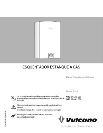 ESQUENTADOR ESTANQUE A GÁS ESQUENTADOR ESTANQUE A GÁS