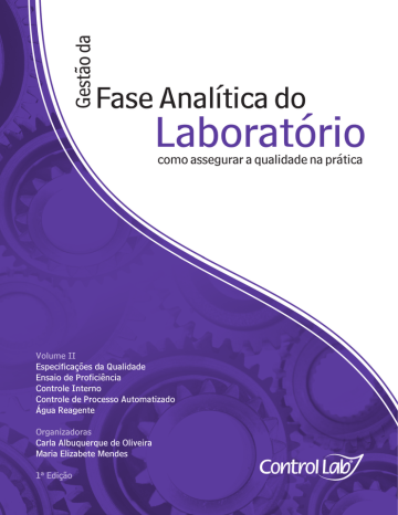 Gestão da Fase Analítica Gestão da Fase Analítica