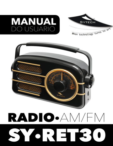 Sytech SYRET30 RADIO AC/DC, RETRO STYLE, AM/FM El manual del propietario | Manualzz