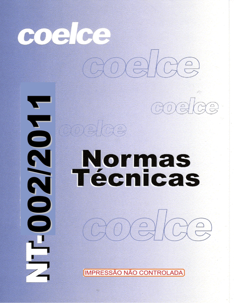 norma técnica nt-002/2011 r-03 norma técnica nt-002/2011 r-03