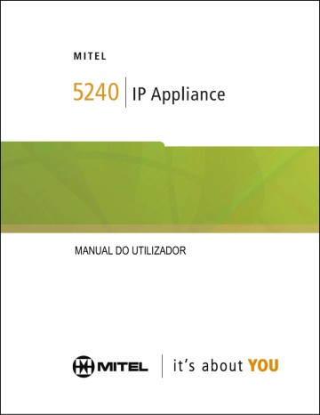 5240 IP Appliance Manual do utilizador | Manualzz 5240 IP Appliance Manual do utilizador | Manualzz