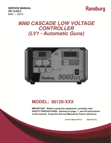 CP-13-02.2 9060 Cascade Service Manual Model CP-13-02.2 9060 Cascade Service Manual Model