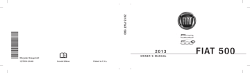 2013 Fiat 500 Owner`s Manual | Manualzz