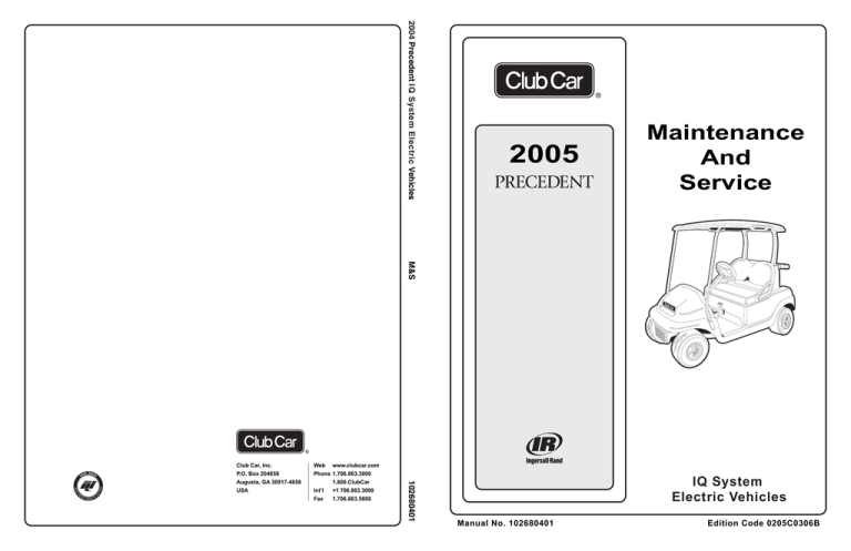 05 Electric Service Manual 05 Electric Service Manual