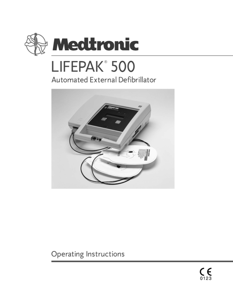 LIFEPAK® 500 - Physio Control LIFEPAK® 500 - Physio Control