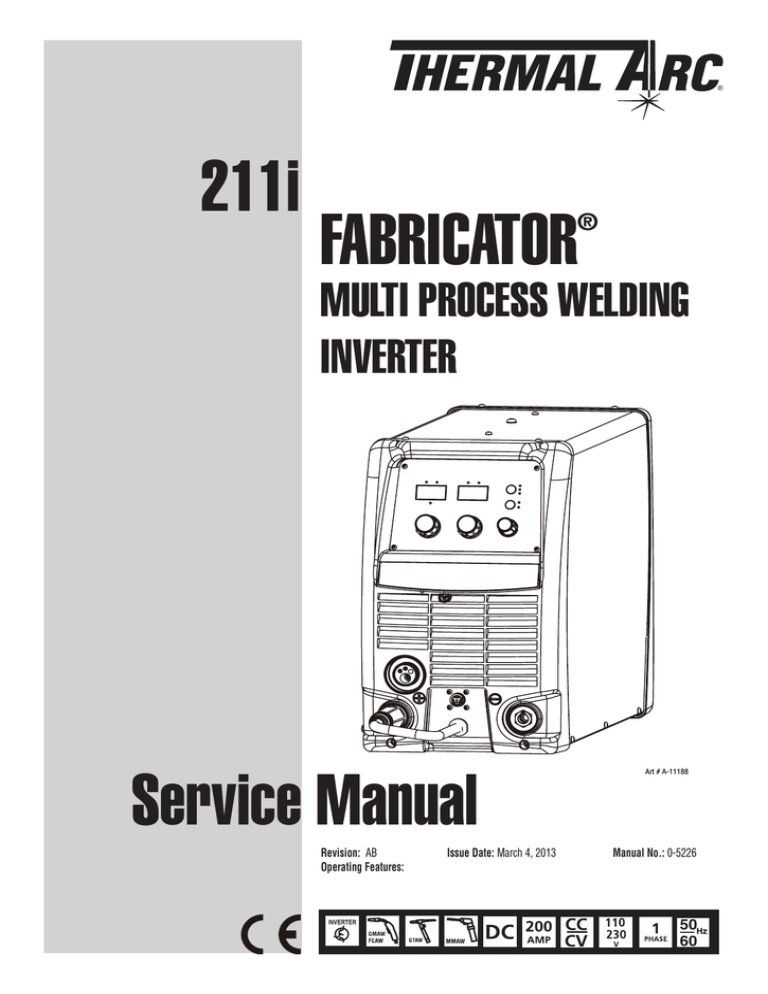 211i Service Manual Fabricator® 211i Service Manual Fabricator®