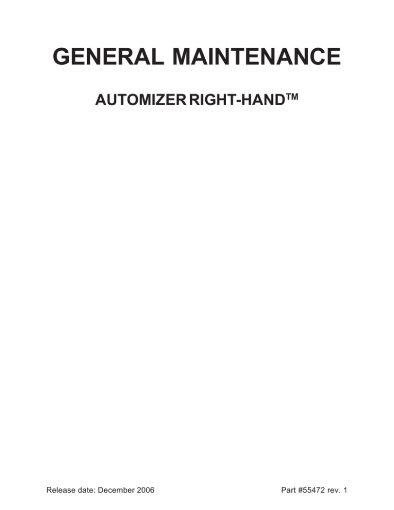Right Hand General Maintenance - Superior Truck Equipment Inc. Right Hand General Maintenance - Superior Truck Equipment Inc.