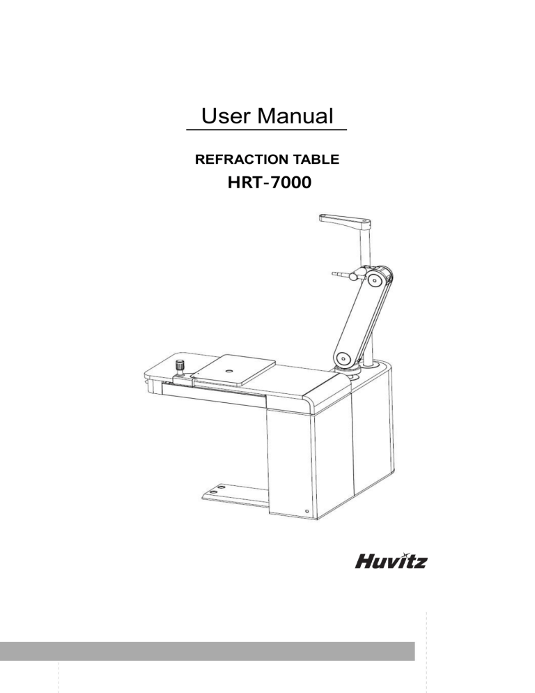 Refraction Table HRT-7000 Huvitz Refraction Table HRT-7000 Huvitz