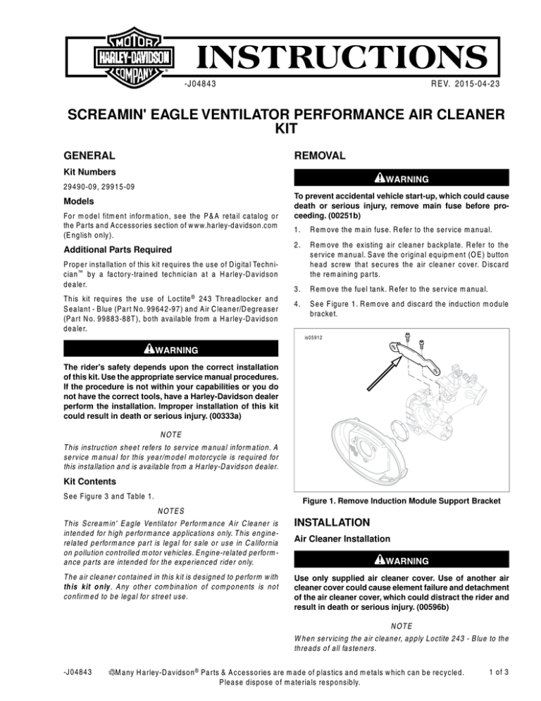 screamin` eagle ventilator performance air - Harley screamin` eagle ventilator performance air - Harley