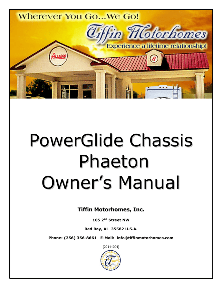 Phaeton Owner`s Manual Phaeton Owner`s Manual