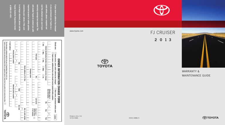 FJ CRUISER - Rodland Toyota FJ CRUISER - Rodland Toyota