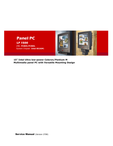 Panel PC LP 1500 | Manualzz