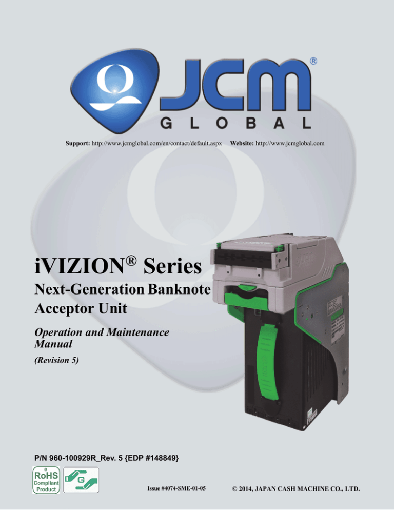 iVIZION Operation and Maintenance Manual iVIZION Operation and Maintenance Manual