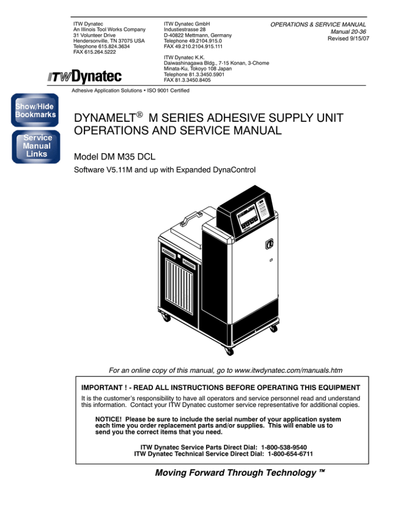 Dynamelt M35 DCL - Astro Packaging, Inc. Dynamelt M35 DCL - Astro Packaging, Inc.