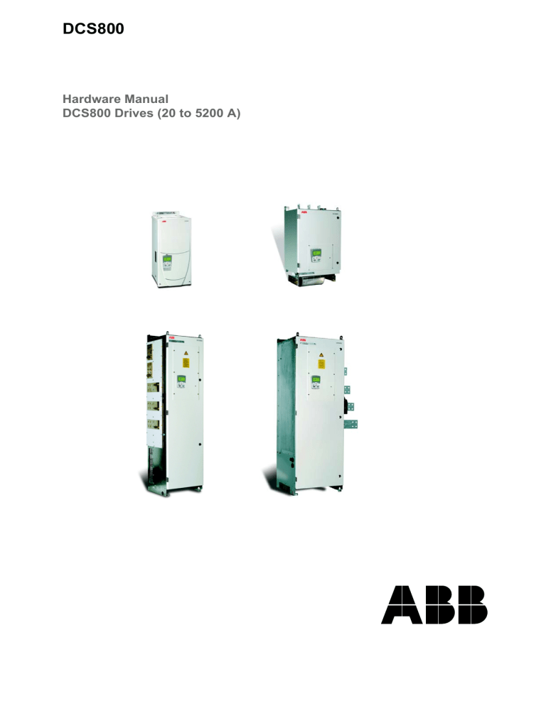DCS800 Hardware Manual DCS800 Hardware Manual