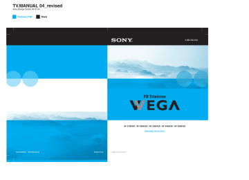 Sony KV 34HS420 - Manuals, Specs & Warranty Sony KV 34HS420 - Manuals, Specs & Warranty
