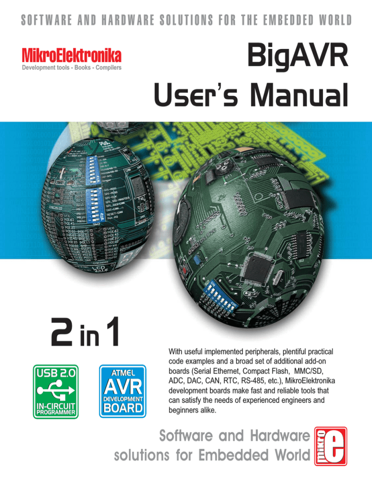 BigAVR Manual - MikroElektronika BigAVR Manual - MikroElektronika