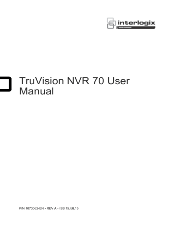Interlogix TruVision 70 User manual | Manualzz Interlogix TruVision 70 User manual | Manualzz